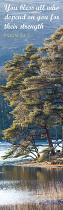 LEONARD SMITH BOOKMARK TREES BY LAKE