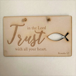 CUT OUT PLAQUE TRUST