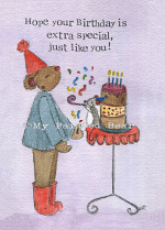 EXTRA SPECIAL BIRTHDAY CARD