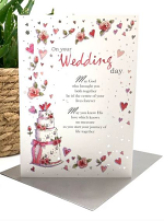 WEDDING CAKE CARD
