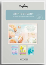 ANNIVERSARY CARDS BOX OF 12