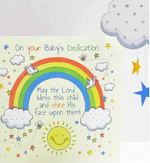 RAINBOW DEDICATION CARD