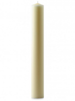 2 3/4 X 18 INCH IVORY BEESWAX CANDLE