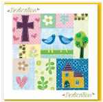 DEDICATION BIRDS GREETINGS CARD 