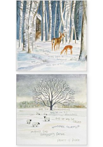 HANNAH DUNNETT PRINCE OF PEACE AND TRUE LIGHT CHRISTMAS CARDS