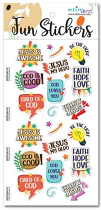 VALUE FUN STICKERS TYPOGRAPHY