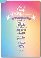 COMPASSION GOD SO LOVED PACK OF 5 CHARITY EASTER CARDS