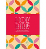 ESV COMPACT ANGLICIZED FLORAL ORANGE HB