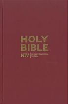 NIV POPULAR BIBLE BURGUNDY HB