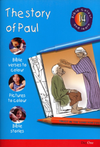 STORY OF PAUL BIBLE COLOUR AND LEARN