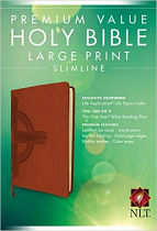 NLT SLIMLINE LARGE PRINT BIBLE
